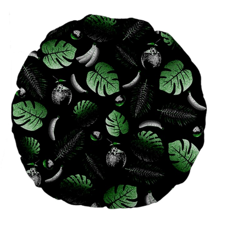 Tropical pattern Large 18  Premium Flano Round Cushions