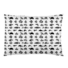 Fish Pattern Pillow Case (two Sides) by ValentinaDesign