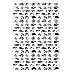 Fish Pattern Flap Covers (l)  by ValentinaDesign