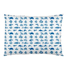 Fish Pattern Pillow Case by ValentinaDesign