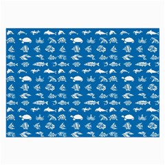 Fish Pattern Large Glasses Cloth (2-side)