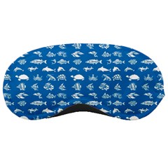 Fish Pattern Sleeping Masks by ValentinaDesign