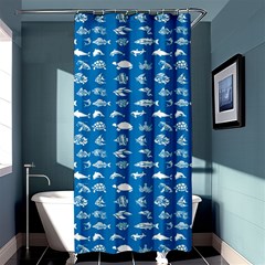 Fish Pattern Shower Curtain 36  X 72  (stall)  by ValentinaDesign