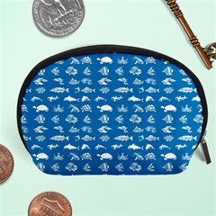 Fish Pattern Accessory Pouches (large)  by ValentinaDesign