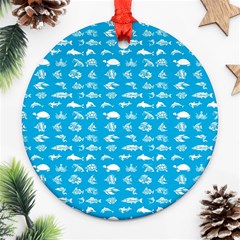 Fish pattern Ornament (Round)