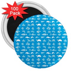 Fish pattern 3  Magnets (100 pack)