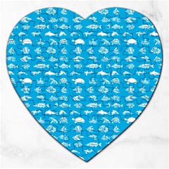 Fish pattern Jigsaw Puzzle (Heart)