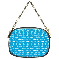 Fish Pattern Chain Purses (one Side)  by ValentinaDesign