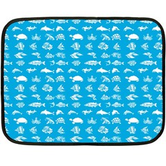 Fish pattern Fleece Blanket (Mini)