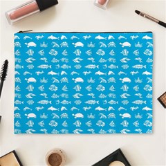 Fish pattern Cosmetic Bag (XL)