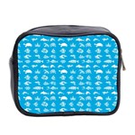 Fish pattern Mini Toiletries Bag 2-Side Back