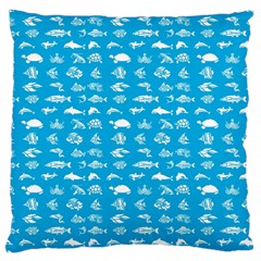 Fish pattern Large Cushion Case (One Side)