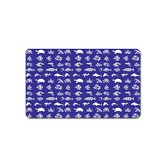 Fish Pattern Magnet (name Card) by ValentinaDesign