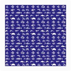 Fish Pattern Medium Glasses Cloth (2-side) by ValentinaDesign