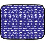 Fish pattern Fleece Blanket (Mini) 35 x27  Blanket