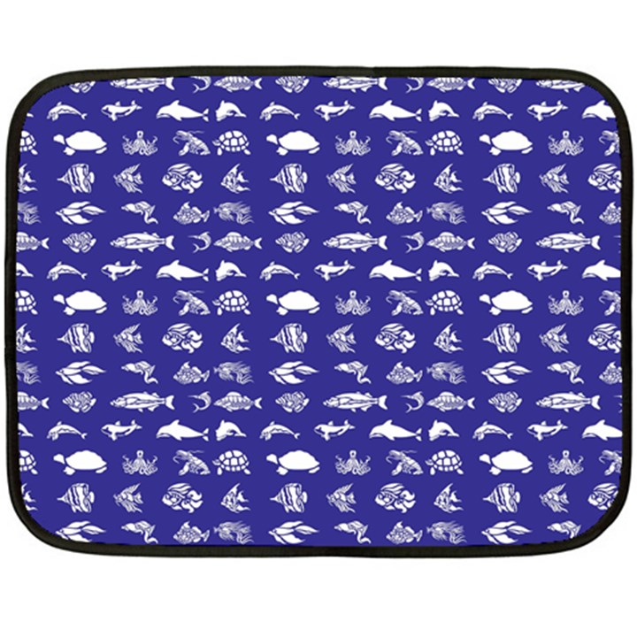 Fish pattern Fleece Blanket (Mini)