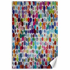 Colorful Splatters               Canvas 20  X 30  by LalyLauraFLM