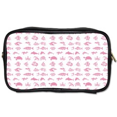 Fish Pattern Toiletries Bags 2-side by ValentinaDesign