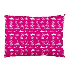 Fish Pattern Pillow Case by ValentinaDesign