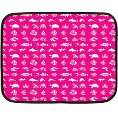 Fish pattern Double Sided Fleece Blanket (Mini) 