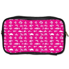 Fish Pattern Toiletries Bags 2-side by ValentinaDesign