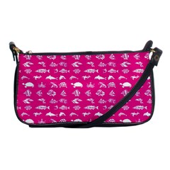 Fish Pattern Shoulder Clutch Bags by ValentinaDesign