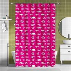 Fish Pattern Shower Curtain 48  X 72  (small)  by ValentinaDesign