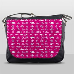 Fish Pattern Messenger Bags by ValentinaDesign