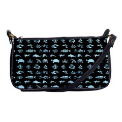 Fish Pattern Shoulder Clutch Bags by ValentinaDesign