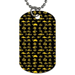 Fish Pattern Dog Tag (two Sides)