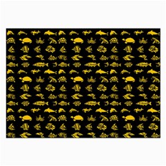 Fish Pattern Large Glasses Cloth (2-side)