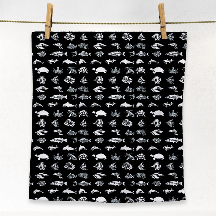 Fish pattern Face Towel