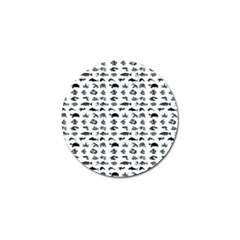 Fish Pattern Golf Ball Marker (10 Pack)