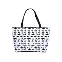 Fish Pattern Shoulder Handbags by ValentinaDesign