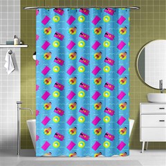 Summer Pattern Shower Curtain 48  X 72  (small)  by ValentinaDesign