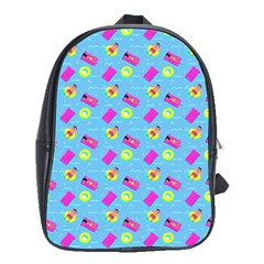 Summer Pattern School Bags (xl)  by ValentinaDesign