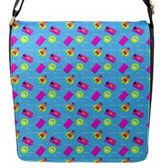 Summer Pattern Flap Messenger Bag (s) by ValentinaDesign