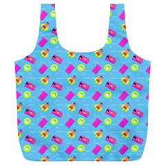 Summer Pattern Full Print Recycle Bags (l)  by ValentinaDesign