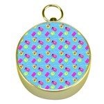 Summer pattern Gold Compasses Front