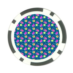 Summer Pattern Poker Chip Card Guard (10 Pack) by ValentinaDesign