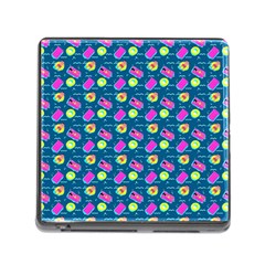 Summer Pattern Memory Card Reader (square) by ValentinaDesign