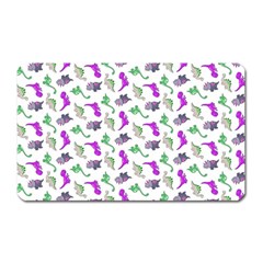 Dinosaurs pattern Magnet (Rectangular)