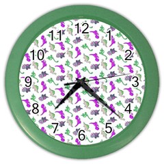 Dinosaurs pattern Color Wall Clocks