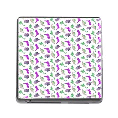 Dinosaurs pattern Memory Card Reader (Square)