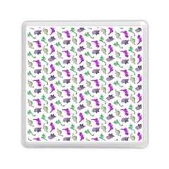 Dinosaurs pattern Memory Card Reader (Square) 