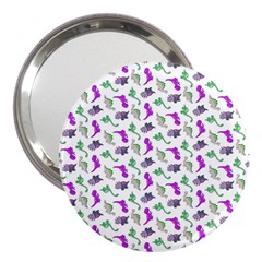 Dinosaurs pattern 3  Handbag Mirrors