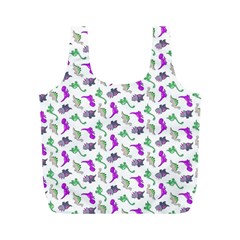 Dinosaurs pattern Full Print Recycle Bags (M) 