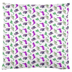 Dinosaurs pattern Large Flano Cushion Case (Two Sides)