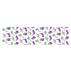 Dinosaurs pattern Satin Scarf (Oblong)