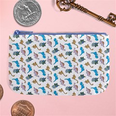 Dinosaurs Pattern Large Coin Purse by ValentinaDesign